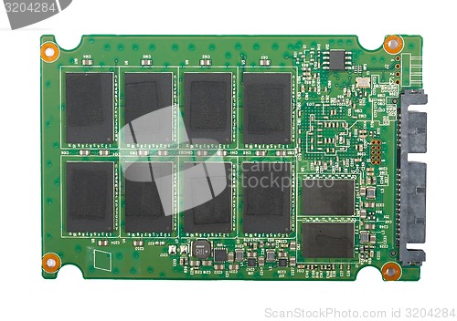 Image of Circuit Board of an SSD