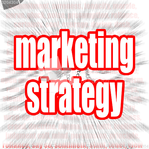 Image of Marketing strategy word cloud