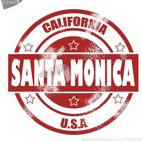 Image of Santa Monica Stamp