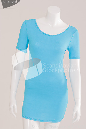 Image of T-Shirt long blue