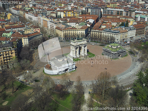 Image of Milan aerial view