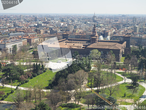 Image of Milan aerial view