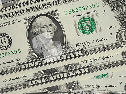 Image of Dollar notes 1 Dollar