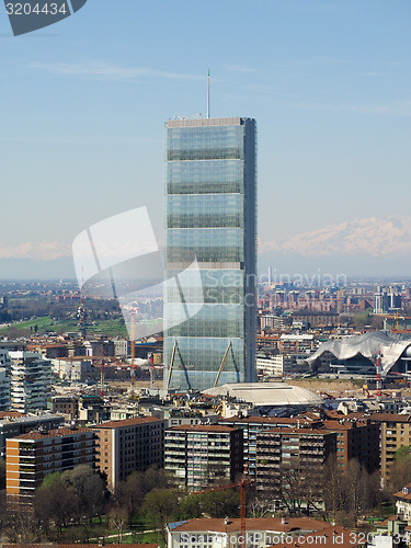 Image of Milan aerial view