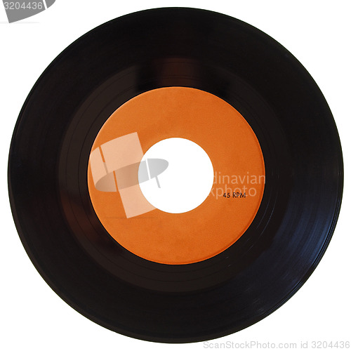 Image of Vinyl record isolated