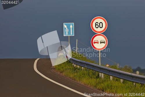 Image of Speed limit sign