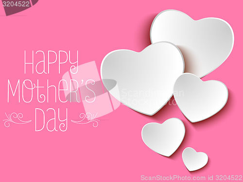 Image of Happy Mother Day Heart Background