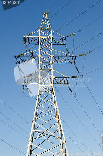 Image of high voltage power lines