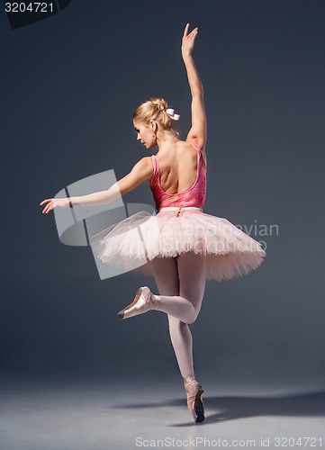 Image of Portrait of the ballerina in ballet pose