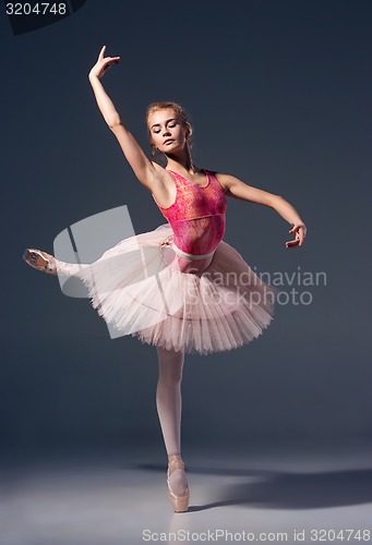 Image of Portrait of the ballerina in ballet pose