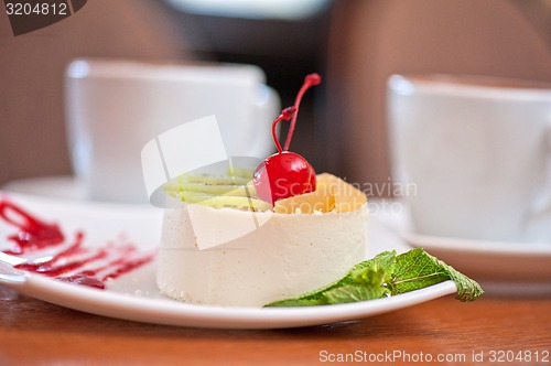 Image of tasty dessert