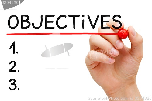 Image of Objectives List