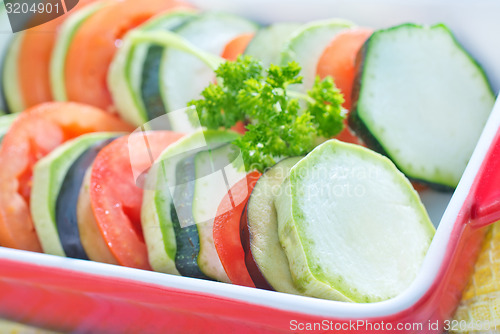 Image of vegetables for ratatuille