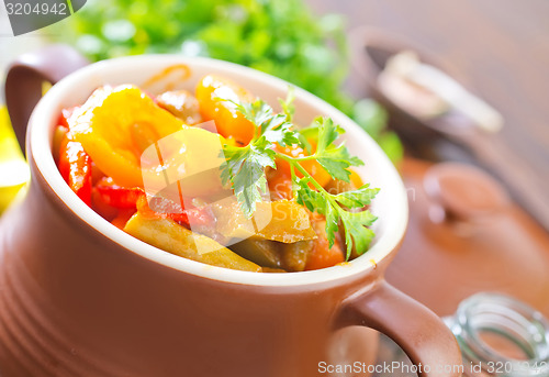 Image of baked vegetables