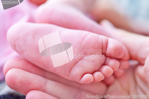 Image of baby\'s foot