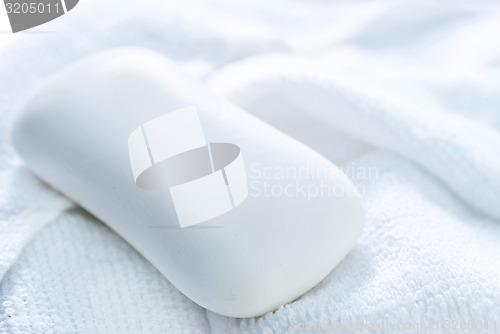 Image of soap and towels