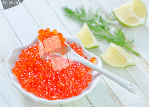 Image of salmon caviar