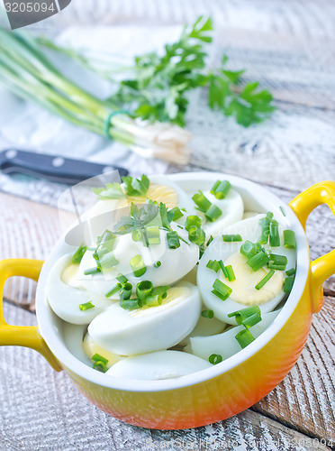 Image of boiled eggs