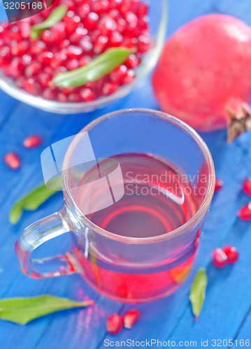 Image of pomegranate and juice