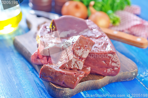 Image of raw liver