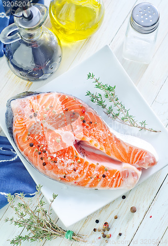 Image of raw salmon