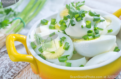 Image of boiled eggs