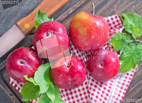 Image of fresh plums