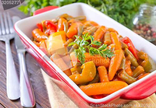 Image of baked vegetables