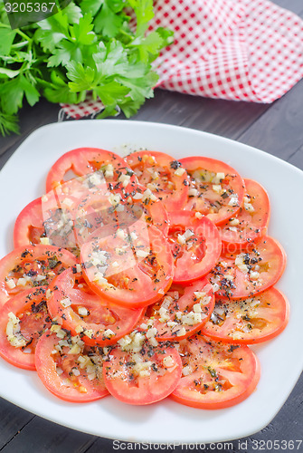 Image of tomato with spice