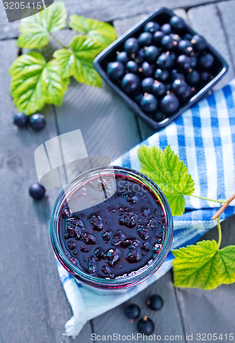 Image of black currant jam