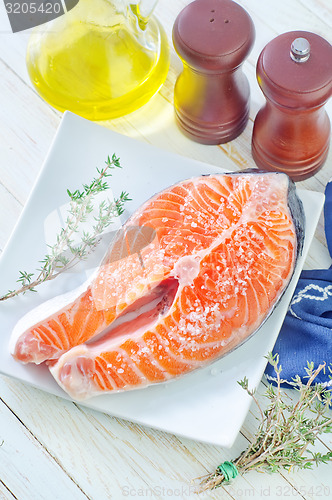 Image of raw salmon