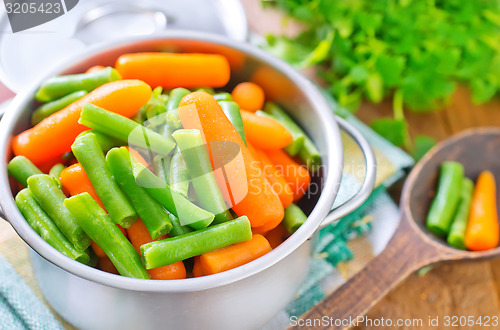 Image of carrot and green beans