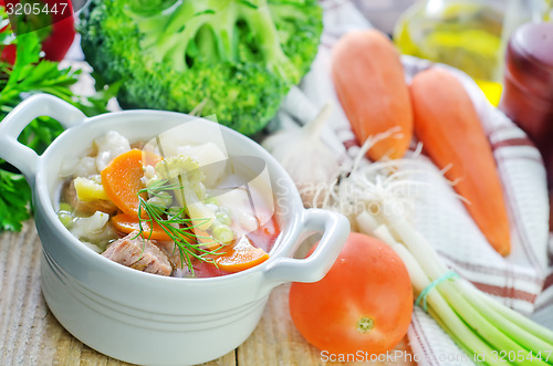Image of fresh soup