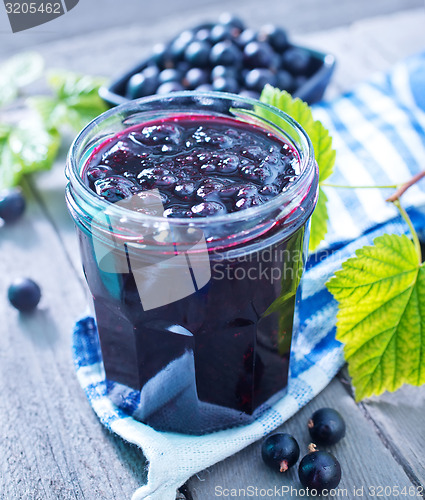 Image of black currant jam