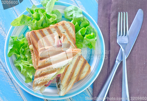 Image of toasts with cheese