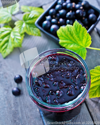 Image of black currant jam