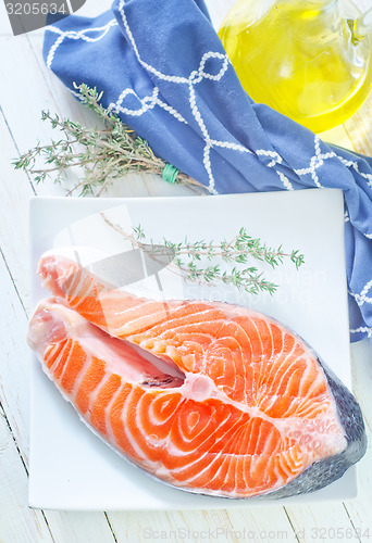 Image of raw salmon