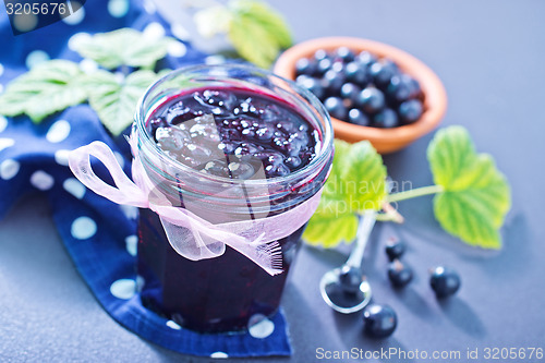 Image of black currant jam