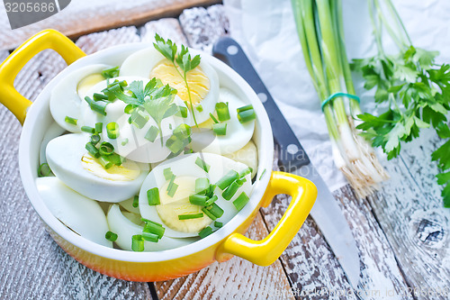 Image of boiled eggs