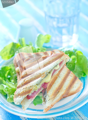 Image of toasts with cheese