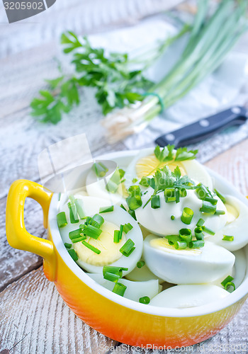 Image of boiled eggs