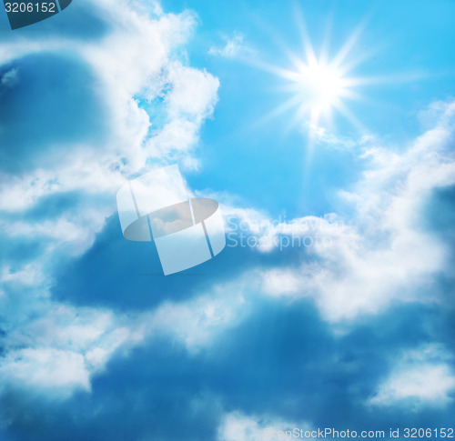 Image of blue sky