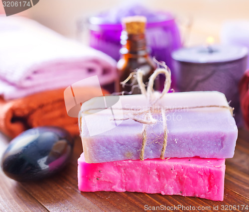 Image of sea salt and soap