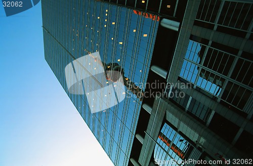 Image of CN Tower reflection, Toronto, Canada