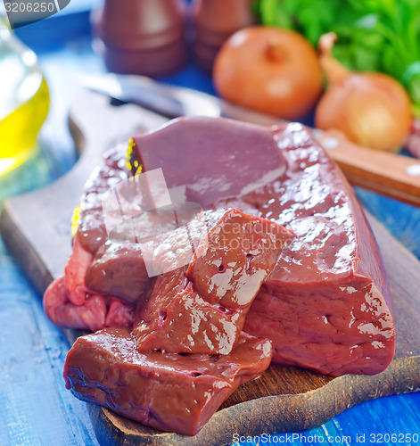 Image of raw liver