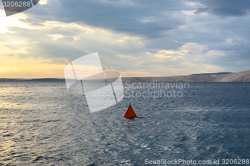 Image of Coastline with horizon and sky