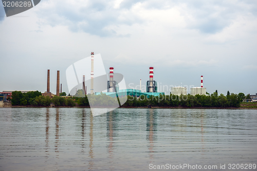 Image of Chimney of a Power plant