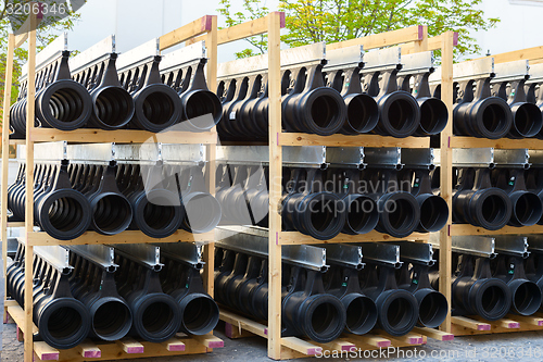 Image of Pipes at construction site