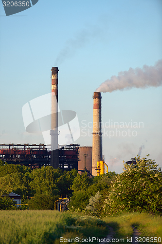 Image of Chimney of a Power plant