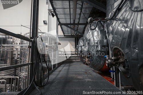 Image of Industrial interior of an alcohol factory